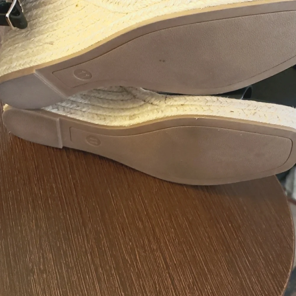 A New Day Tina Black Espadrilles Size 11